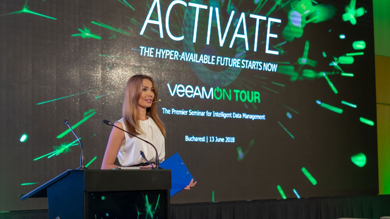 Organizare eveniment corporate VeeamON Tour Bucuresti 2018